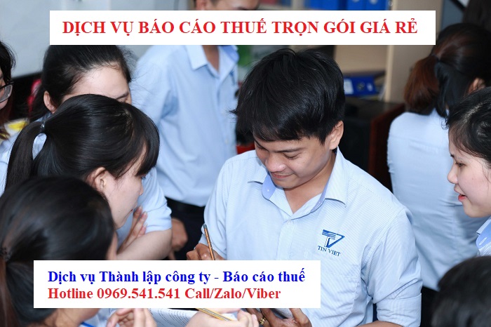 Dịch vụ báo cáo thuế trọn gói giá rẻ